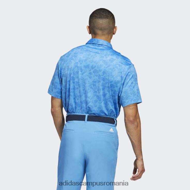 adidas campus romania tricou polo albastru cu imprimeu prisma bărbați albastru/super albastru J266N21427