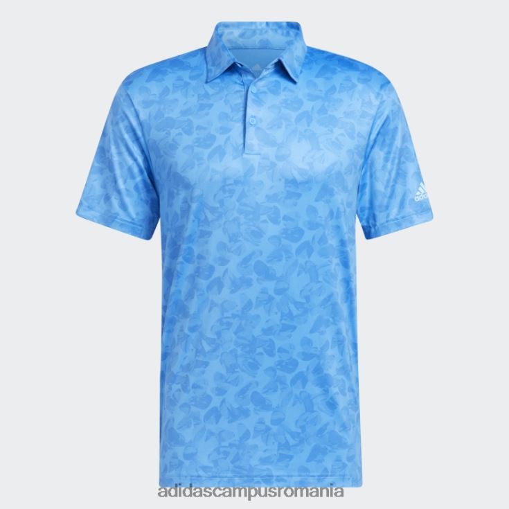 adidas campus romania tricou polo albastru cu imprimeu prisma bărbați albastru/super albastru J266N21427