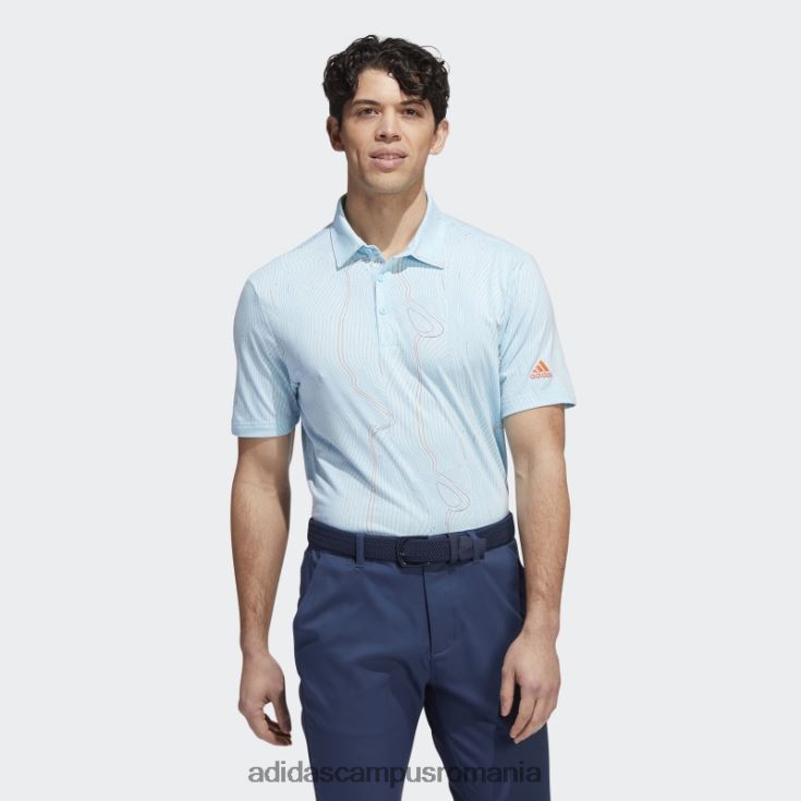 adidas campus romania tricou polo albastru mel course map adidas bărbați albastru mel/albastru/portocaliu J266N214973