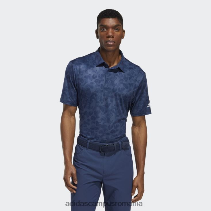 adidas campus romania tricou polo bleumarin cu imprimeu prisma bărbați bleumarin/noapte indigo J266N214674