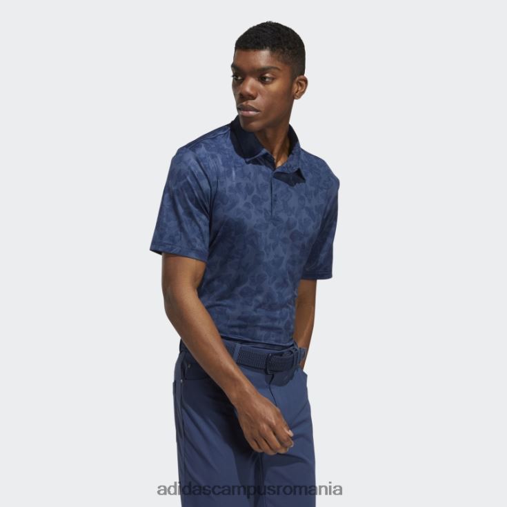 adidas campus romania tricou polo bleumarin cu imprimeu prisma bărbați bleumarin/noapte indigo J266N214674