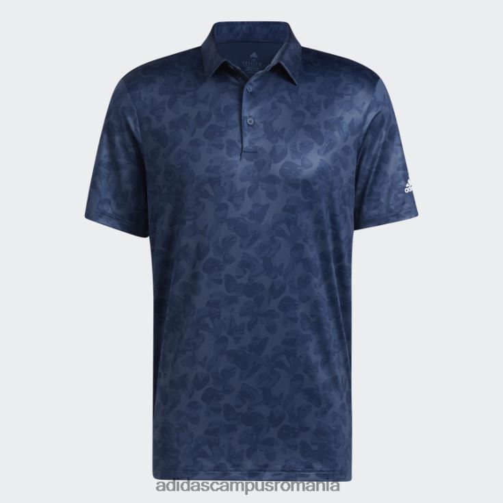 adidas campus romania tricou polo bleumarin cu imprimeu prisma bărbați bleumarin/noapte indigo J266N214674