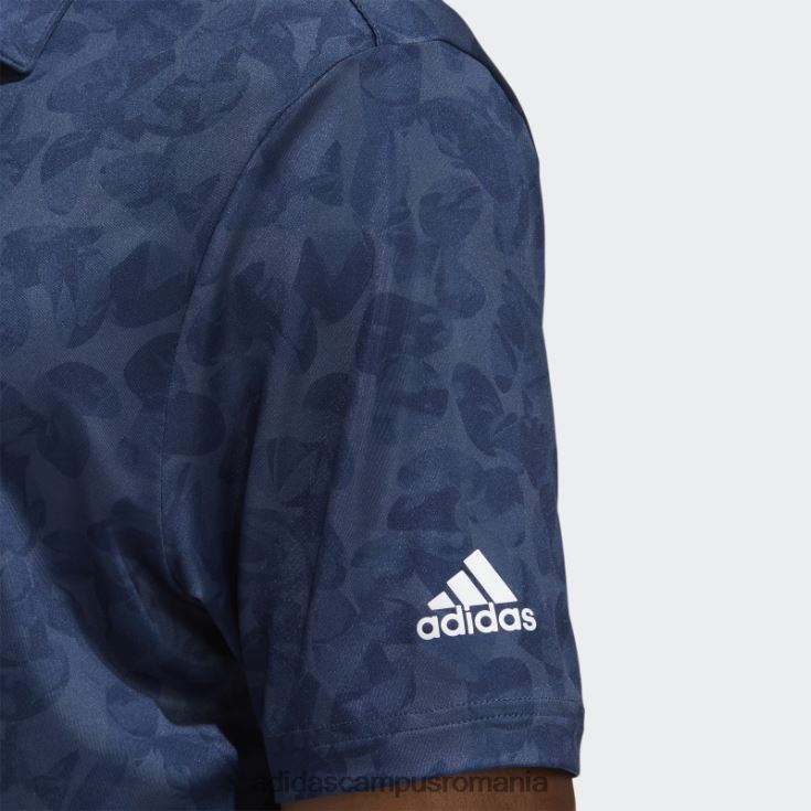 adidas campus romania tricou polo bleumarin cu imprimeu prisma bărbați bleumarin/noapte indigo J266N214674