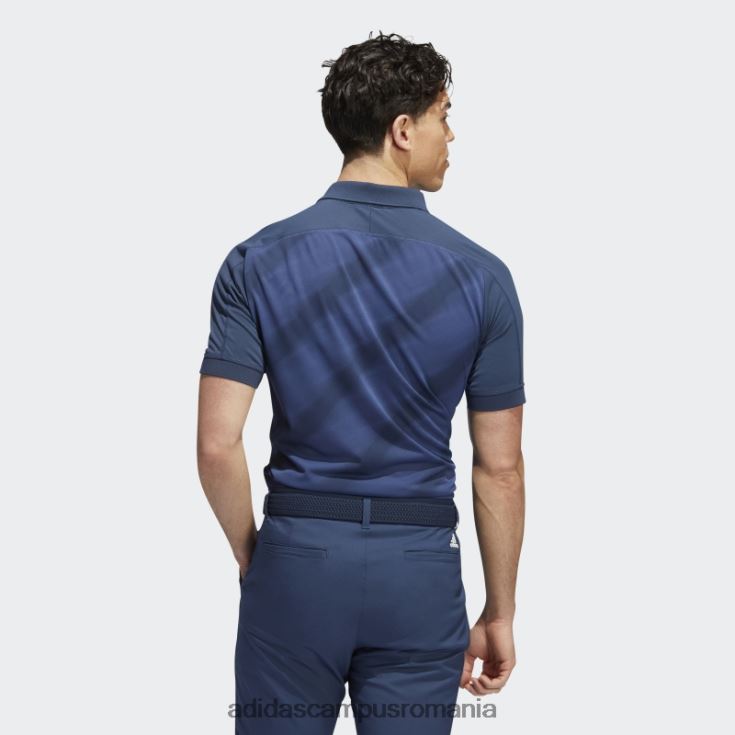 adidas campus romania tricou polo bleumarin cu imprimeu statement bărbați marina/marin de noapte J266N21151