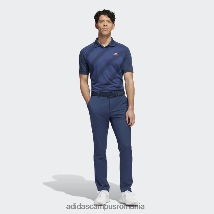 adidas campus romania tricou polo bleumarin cu imprimeu statement bărbați marina/marin de noapte J266N21151
