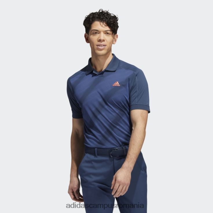 adidas campus romania tricou polo bleumarin cu imprimeu statement bărbați marina/marin de noapte J266N27335
