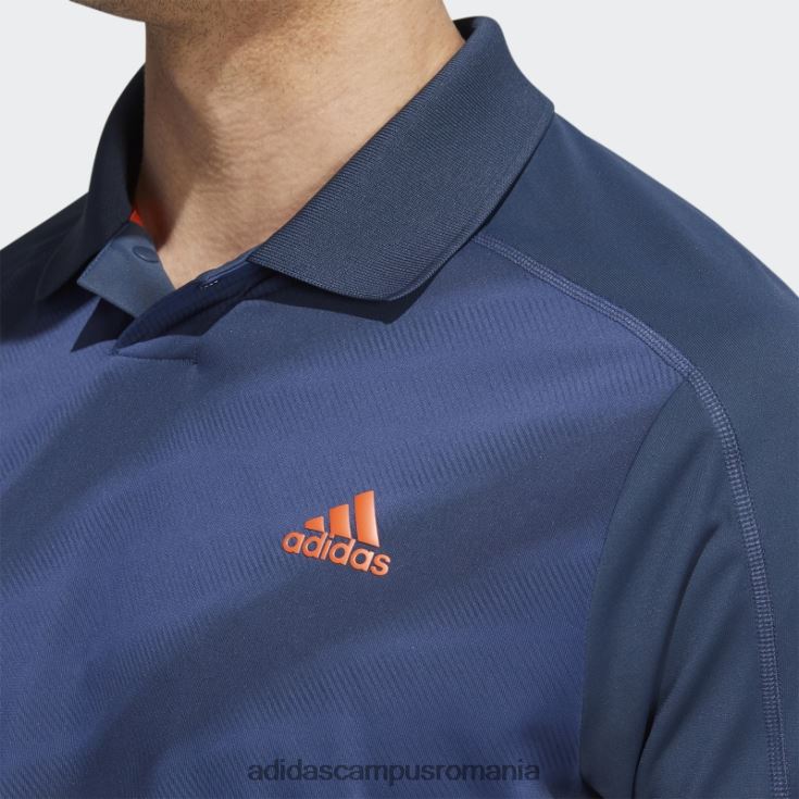 adidas campus romania tricou polo bleumarin cu imprimeu statement bărbați marina/marin de noapte J266N27335