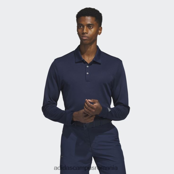 adidas campus romania tricou polo bleumarin cu mânecă lungă bărbați marina J266N27474