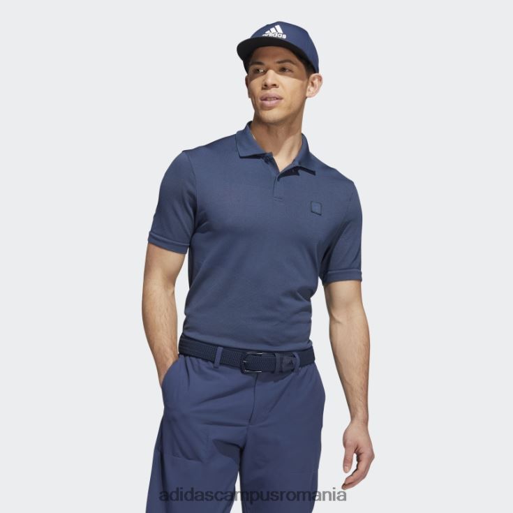 adidas campus romania tricou polo bleumarin, fără cusături bărbați marina J266N21439