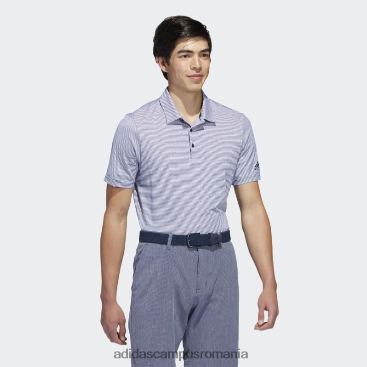 adidas campus romania tricou polo cu dungi ottomane bleumarin adidas bărbați bleumarin/alb J266N26354