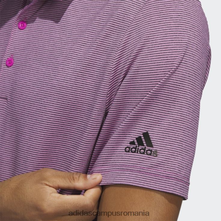adidas campus romania tricou polo cu dungi ottomane fucsia adidas bărbați fucsia/negru J266N26318