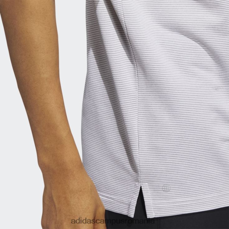 adidas campus romania tricou polo cu dungi ottomane gri bărbați gri/alb J266N25780