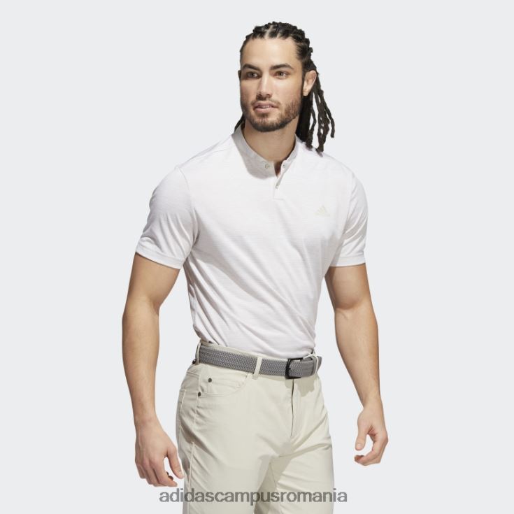 adidas campus romania tricou polo cu dungi texturate bliss adidas bărbați beatitudine/alb J266N213452