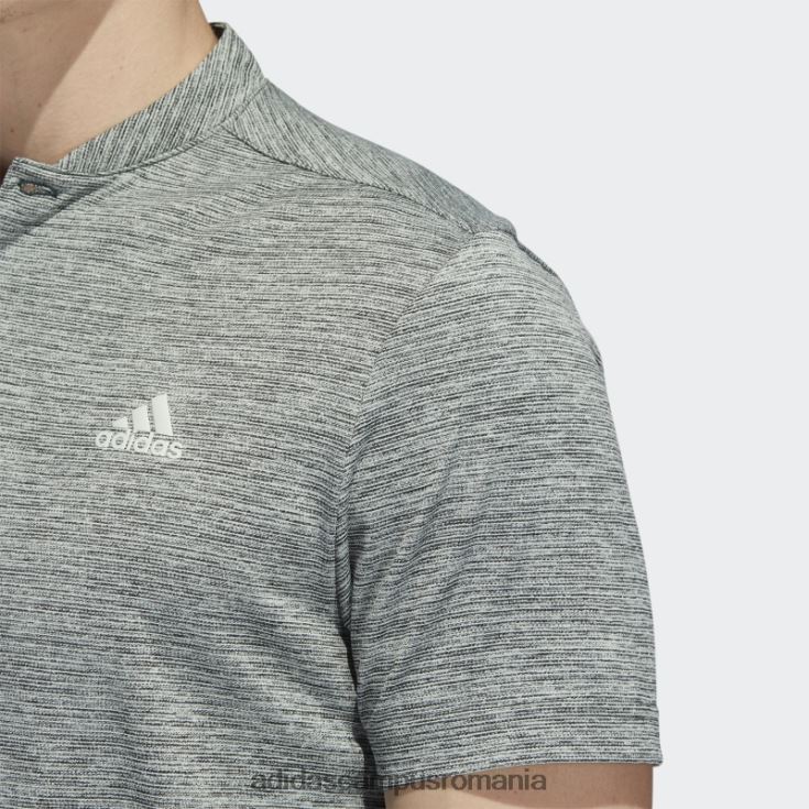 adidas campus romania tricou polo cu dungi texturate verde bărbați verde J266N214704