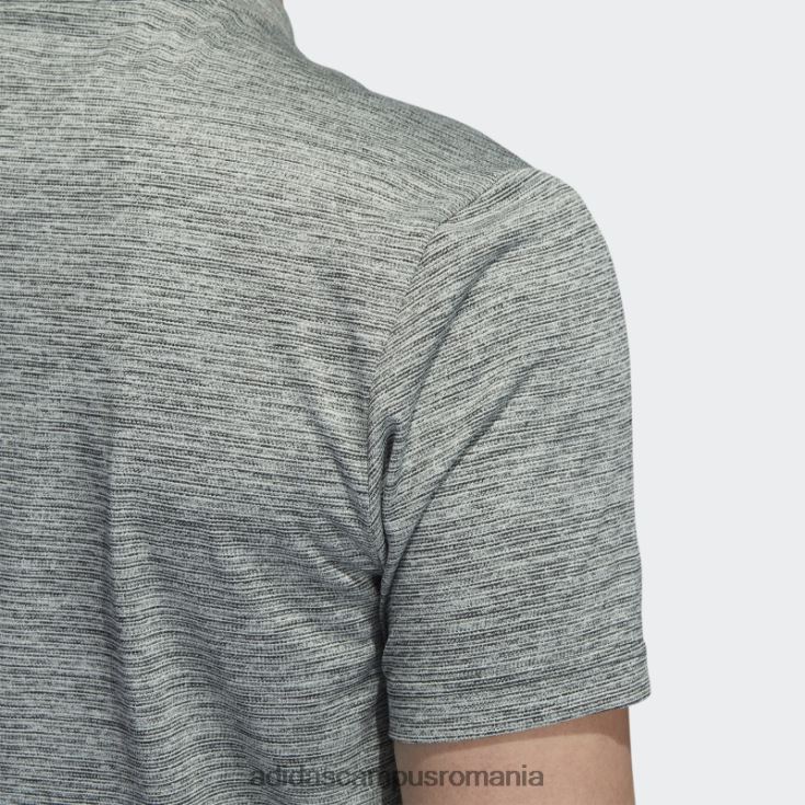 adidas campus romania tricou polo cu dungi texturate verde bărbați verde J266N214704