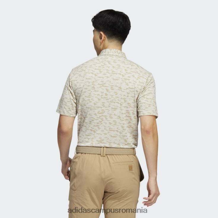 adidas campus romania tricou polo cu imprimeu camuflat din cânepă bărbați cânepă/beatitudine J266N214771