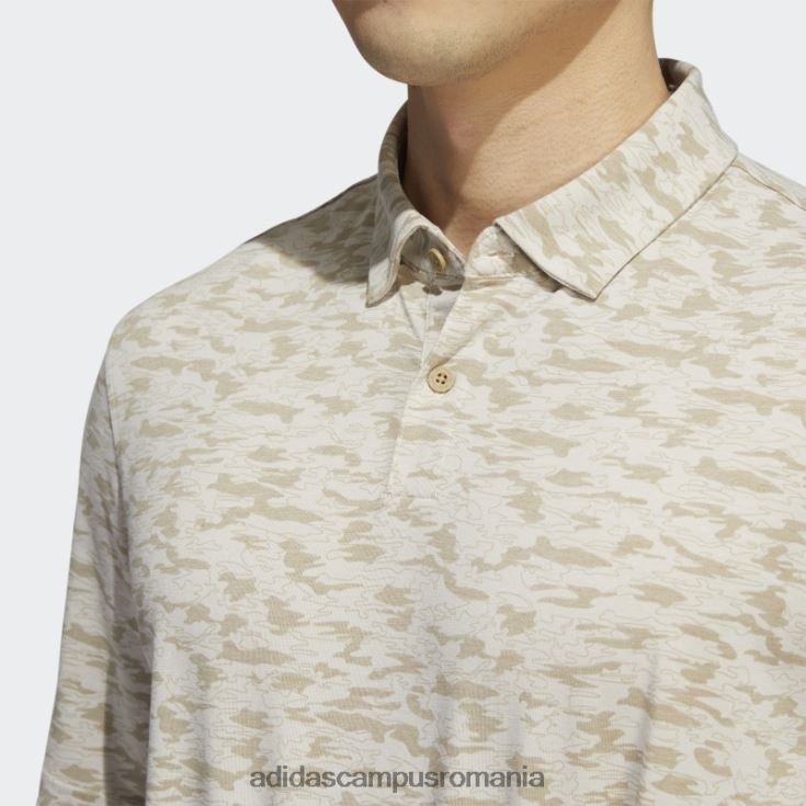 adidas campus romania tricou polo cu imprimeu camuflat din cânepă bărbați cânepă/beatitudine J266N214771