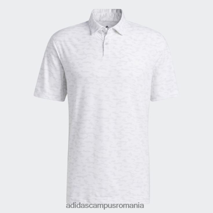 adidas campus romania tricou polo cu imprimeu camuflat gri bărbați gri/alb J266N21097