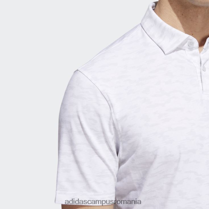 adidas campus romania tricou polo cu imprimeu camuflat gri bărbați gri/alb J266N21097