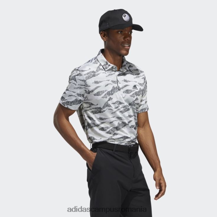 adidas campus romania tricou polo cu imprimeu orizont verde adidas bărbați verde/alb J266N214838