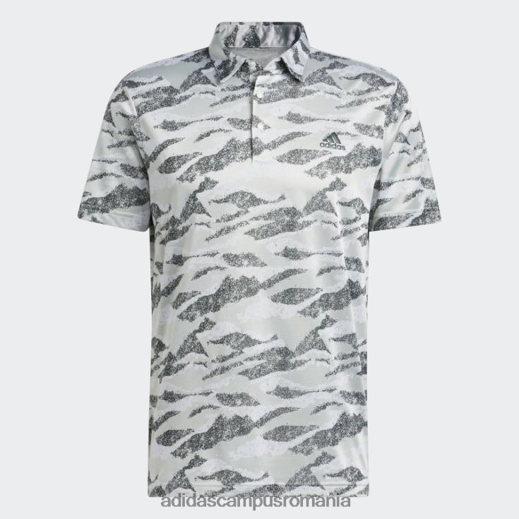 adidas campus romania tricou polo cu imprimeu orizont verde adidas bărbați verde/alb J266N214838