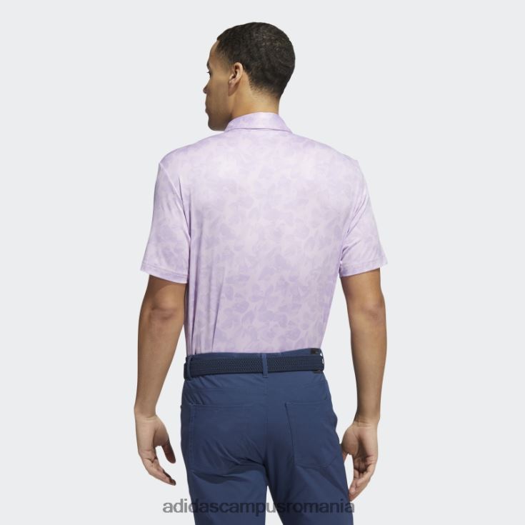 adidas campus romania tricou polo cu imprimeu prisma purple glow fashion bărbați strălucire liliac/violet J266N21555