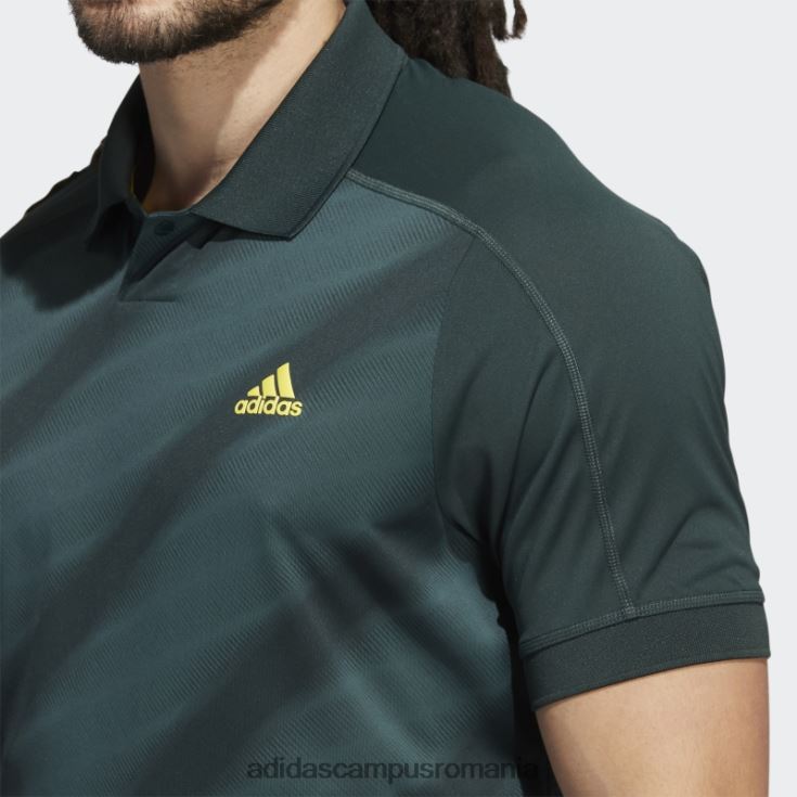 adidas campus romania tricou polo cu imprimeu verde statement adidas bărbați verde/verde mineral J266N214721