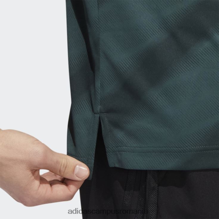adidas campus romania tricou polo cu imprimeu verde statement adidas bărbați verde/verde mineral J266N214721