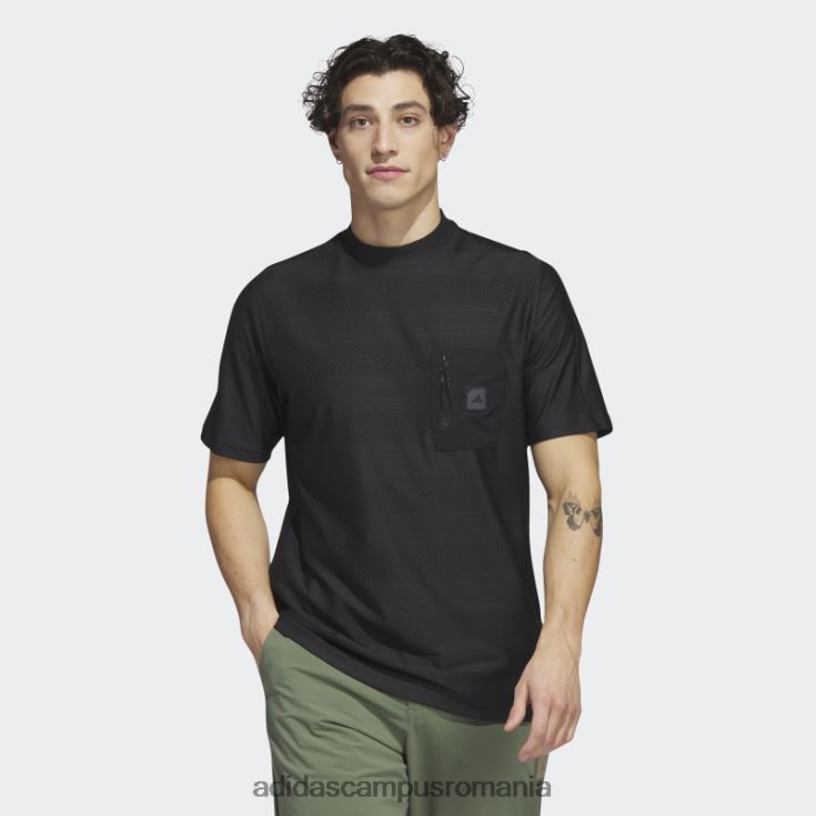 adidas campus romania tricou polo de golf adicross buzunar negru bărbați negru J266N25120