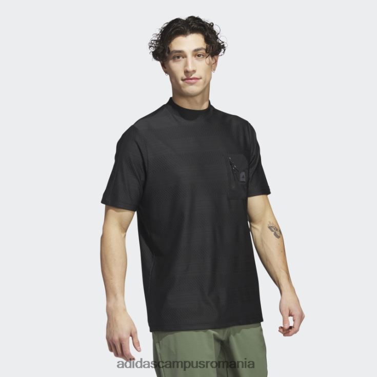 adidas campus romania tricou polo de golf adicross buzunar negru bărbați negru J266N25120