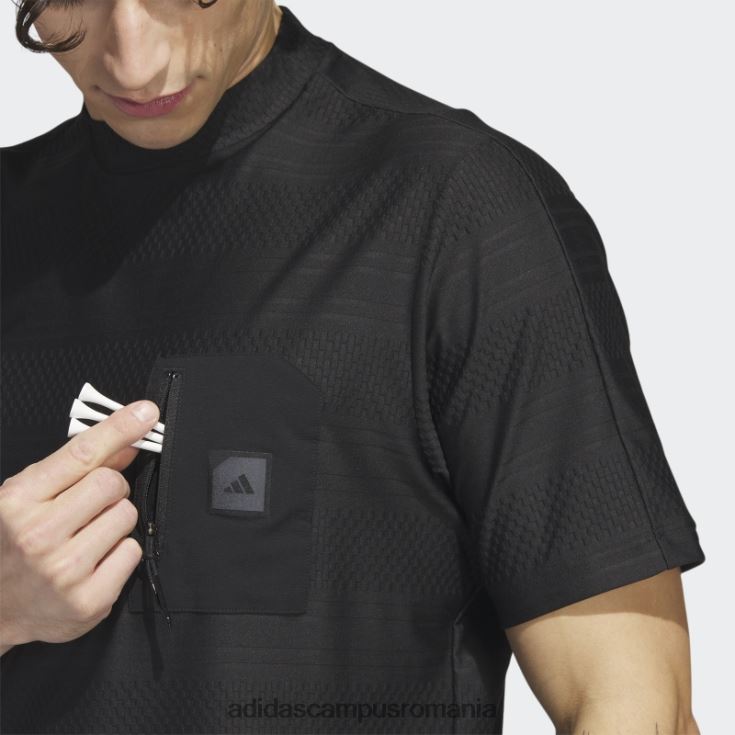 adidas campus romania tricou polo de golf adicross buzunar negru bărbați negru J266N25120