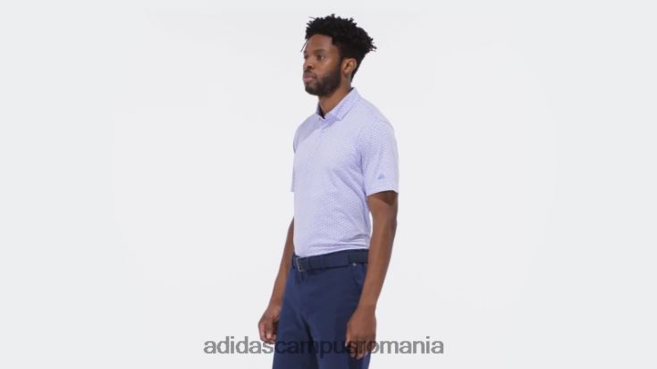 adidas campus romania tricou polo de golf cu imprimeu albastru albastru adidas bărbați zori albastre J266N26048