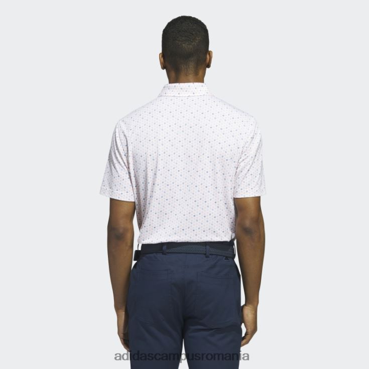 adidas campus romania tricou polo de golf cu imprimeu coral bărbați coral J266N214501