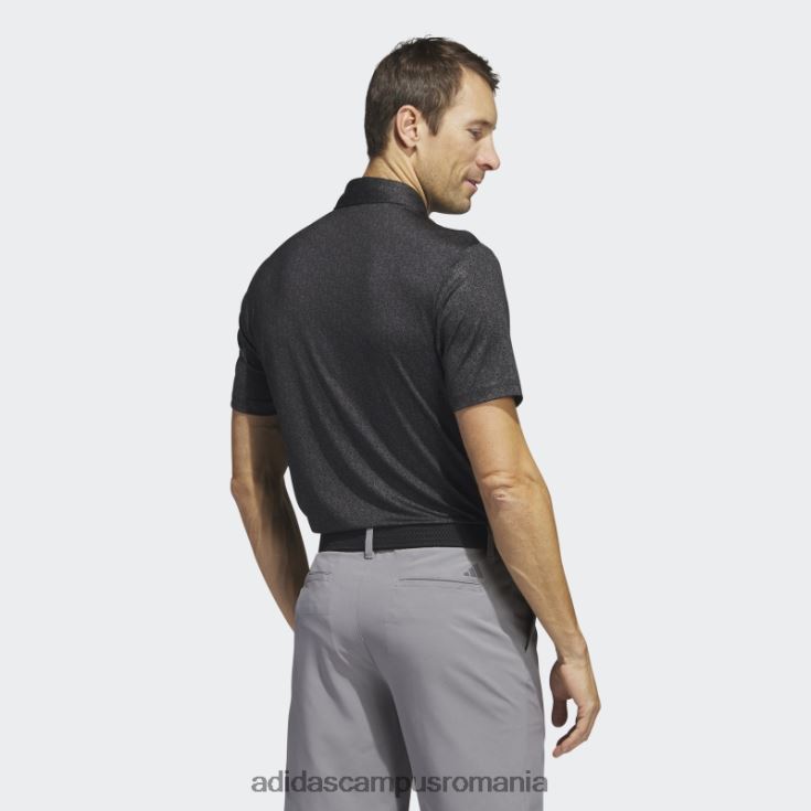 adidas campus romania tricou polo de golf cu imprimeu integral Ultimate365 negru bărbați negru J266N21013