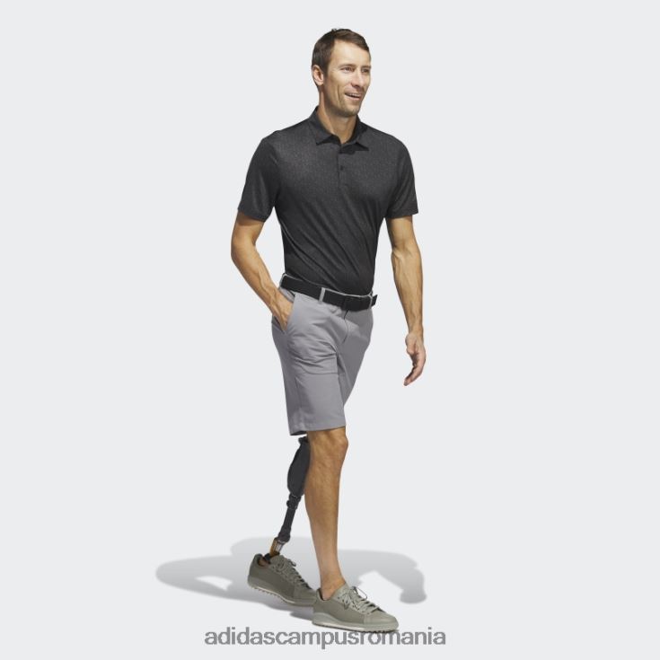 adidas campus romania tricou polo de golf cu imprimeu integral Ultimate365 negru bărbați negru J266N21013