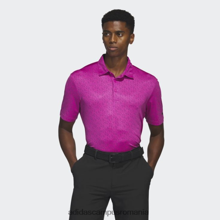 adidas campus romania tricou polo de golf cu imprimeu integral fucsia ultimate365 bărbați fucsie J266N21426