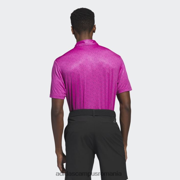 adidas campus romania tricou polo de golf cu imprimeu integral fucsia ultimate365 bărbați fucsie J266N21426
