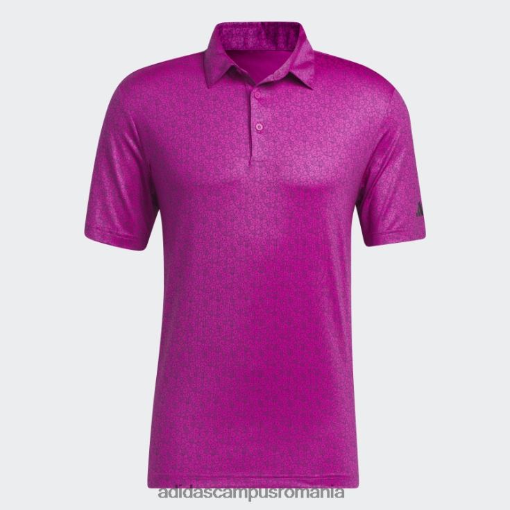 adidas campus romania tricou polo de golf cu imprimeu integral fucsia ultimate365 bărbați fucsie J266N21426