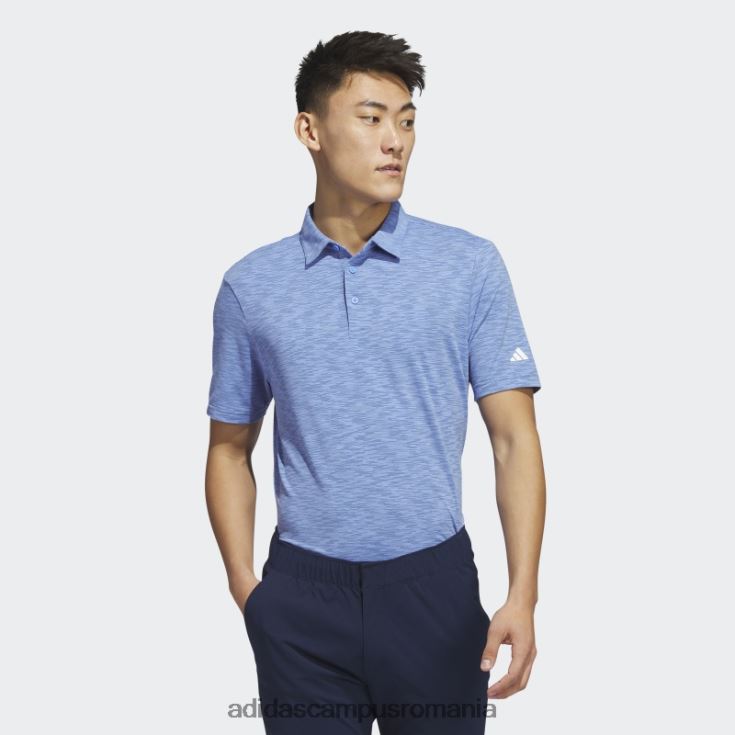 adidas campus romania tricou polo de golf cu vopsea spațială albastră bărbați albastru J266N26562