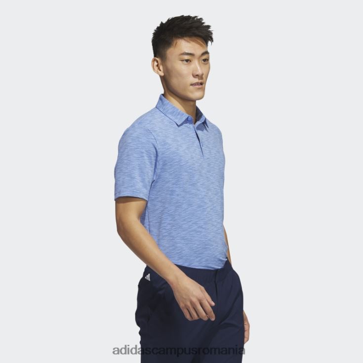adidas campus romania tricou polo de golf cu vopsea spațială albastră bărbați albastru J266N26562