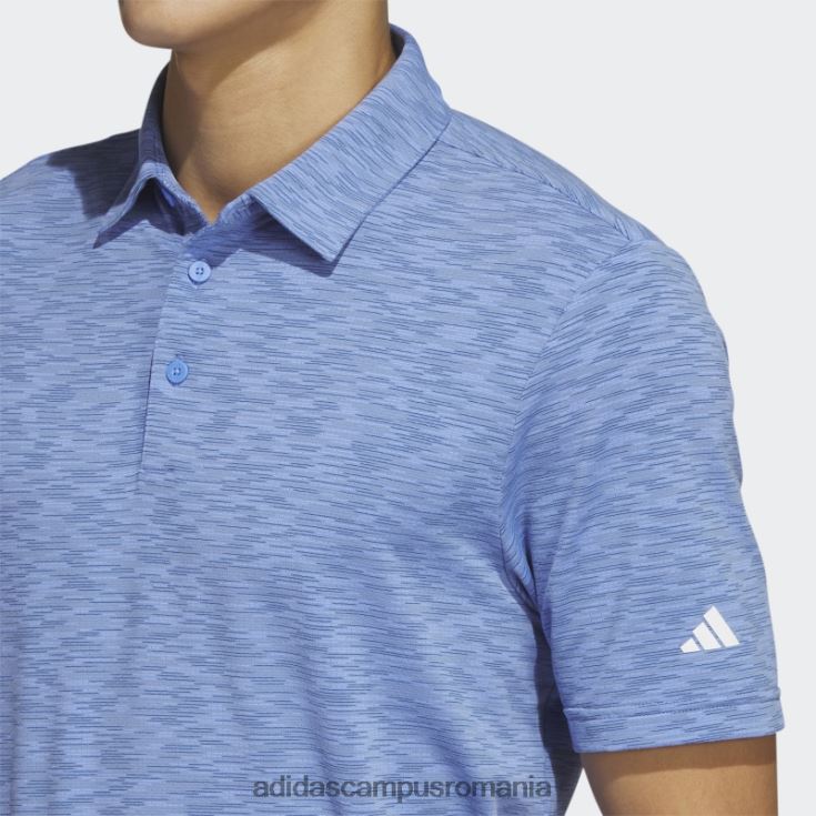 adidas campus romania tricou polo de golf cu vopsea spațială albastră bărbați albastru J266N26562