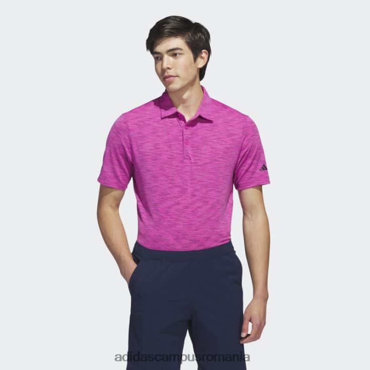 adidas campus romania tricou polo de golf cu vopsea spațială fucsia adidas bărbați fucsie J266N26384