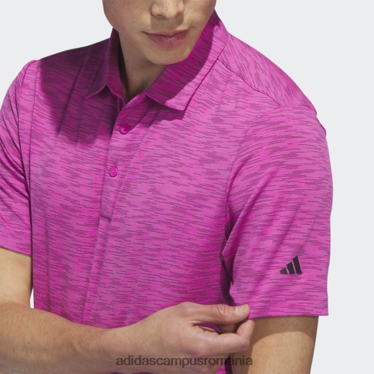 adidas campus romania tricou polo de golf cu vopsea spațială fucsia adidas bărbați fucsie J266N26384