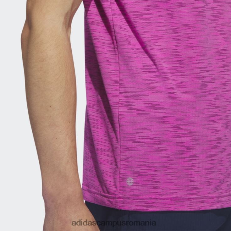 adidas campus romania tricou polo de golf cu vopsea spațială fucsia adidas bărbați fucsie J266N26384