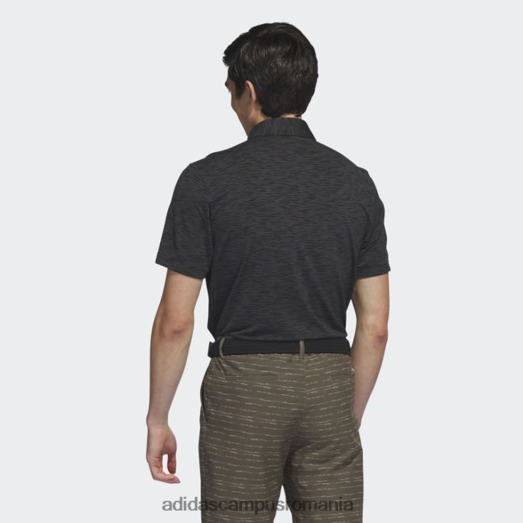 adidas campus romania tricou polo de golf cu vopsea spatiala neagra bărbați negru J266N21072