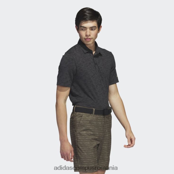 adidas campus romania tricou polo de golf cu vopsea spatiala neagra bărbați negru J266N21072