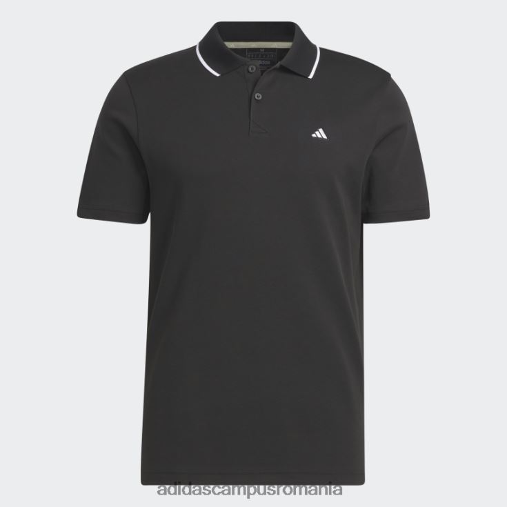 adidas campus romania tricou polo de golf din piqué negru bărbați negru J266N26475