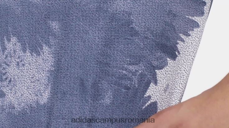 adidas campus romania tricou polo de golf din plasă cu flori albe bărbați alb/marinier J266N26095