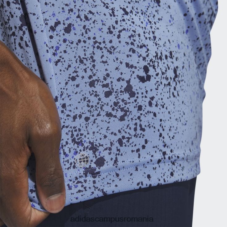 adidas campus romania tricou polo de golf jacquard albastru adidas bărbați albastru/marinier J266N26687