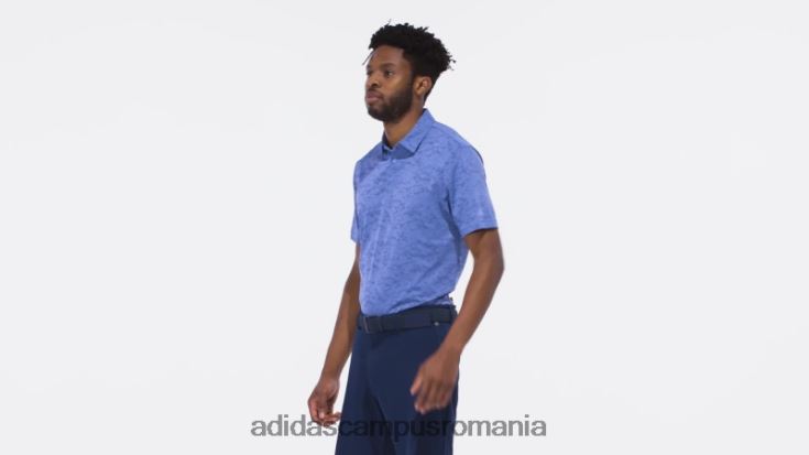 adidas campus romania tricou polo de golf jacquard texturat albastru adidas bărbați albastru/marinier J266N26000